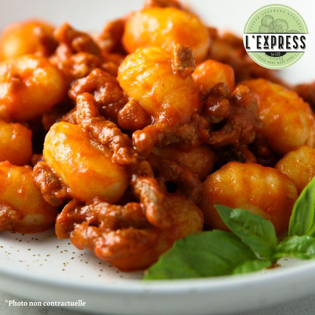 131 Gnocchi de pommes de terre, sauce bolognaise
